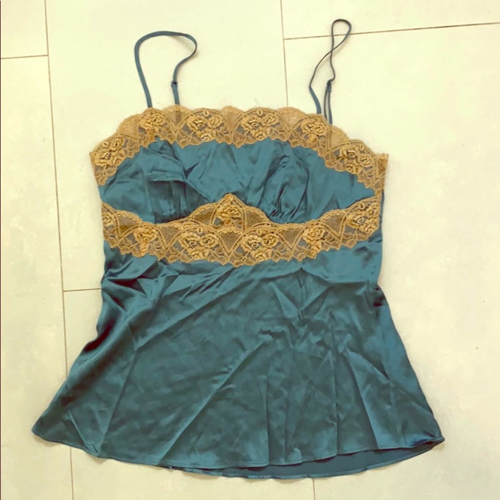 Silk top by Leigh Bantivoglio